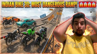 Car vs Bike Mega Ramp Challenge 😱😱 | Indian Bike Driving 3D 🔥 screenshot 3