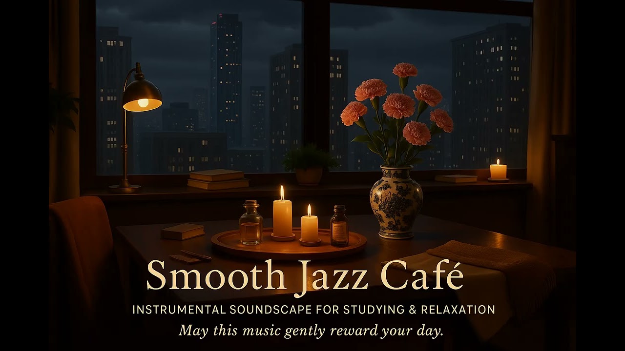 Smooth Jazz R&B Cafe Vol4｜夜カフェピアノ×ソウルBGM (Relax/Work/Study)