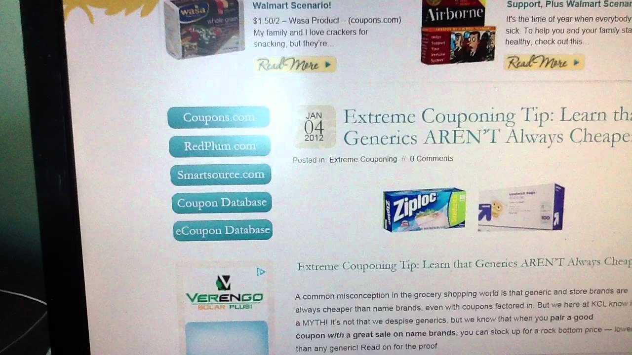 Where do I find the Coupon Database and How do I use it? Jan 4 - YouTube