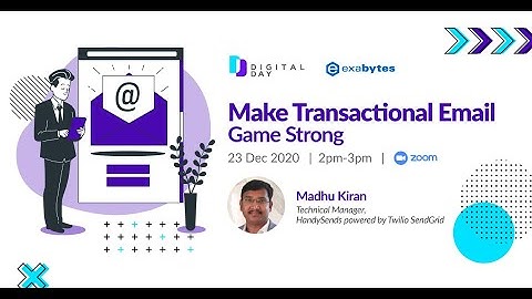 Transactional Email - HandySend by Madhu Kiran