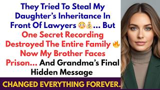 My Family Tried To Steal My Daughter’s Inheritance With Fake Lawyers 😳 — But I Brought Receipts That