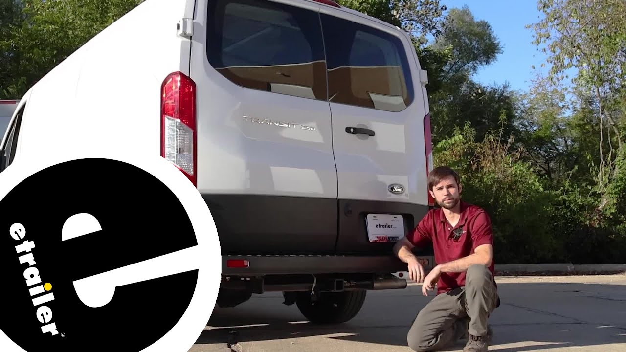 etrailer Class III Trailer Hitch Step-By-Step Install - 2023 Ford Transit T250
