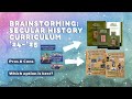 Secular history homeschool curriculum 2425  story of the world vs curiosity chronicles