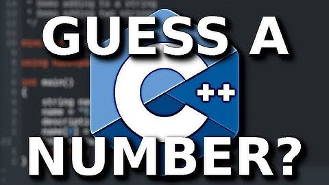 Simple C++ number Guessing game