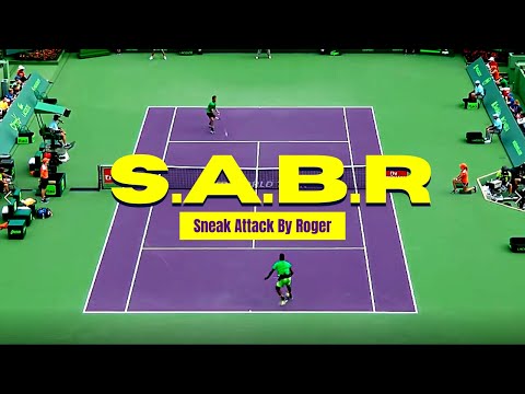 Le SABR, c&rsquo;est quoi ?  La leçon de Roger Federer