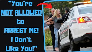 r\/EntitledPeople - Snobby Karen Throws a Rock at MY CAR! I'm a Cop!