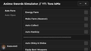 *NEW* Anime Swords Simulator Script (PASTEBIN 2023) (AUTOFARM, AUTO COLLECT, RANKUP, EQUIP BEST )