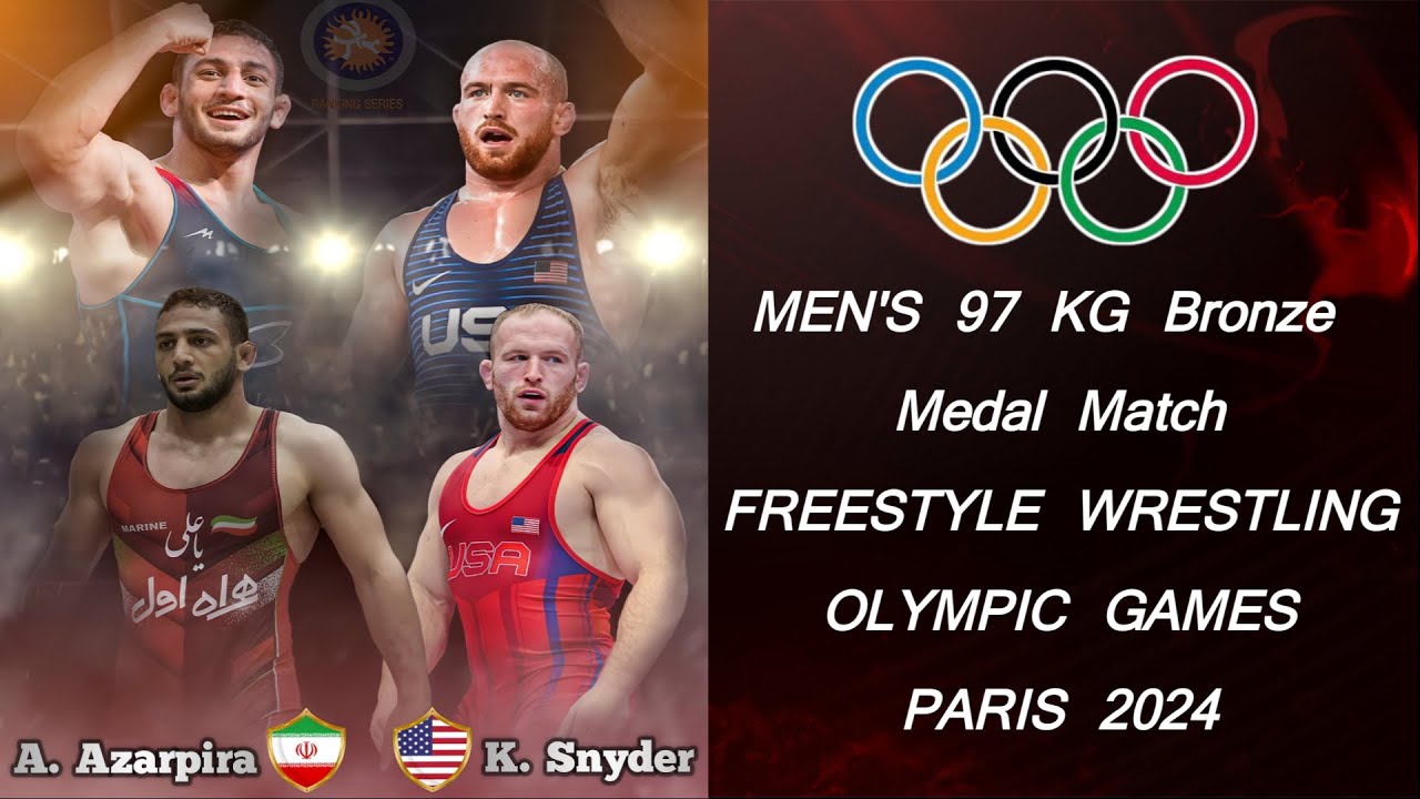 Olympic Freestyle Wrestling 2024: Snyder Vs Azarpira's Intense 97