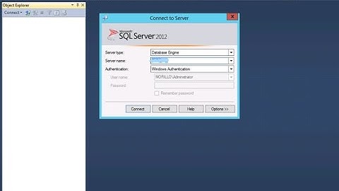 Hướng dẫn cài SQL SERVER 2012 Express trên Windows Server 2012