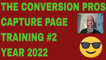 The Conversion Pros | How to Place A Video Inside Of Your Capture Page | step by step training #2