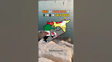 Map Of Syrian Civil War In July 2025 Europe Geography Country Map Mapping Syria 