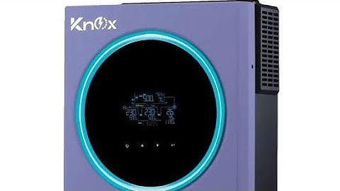 Knox inverter setting PV5600 4kw | Knox inverter | Solar System setting..