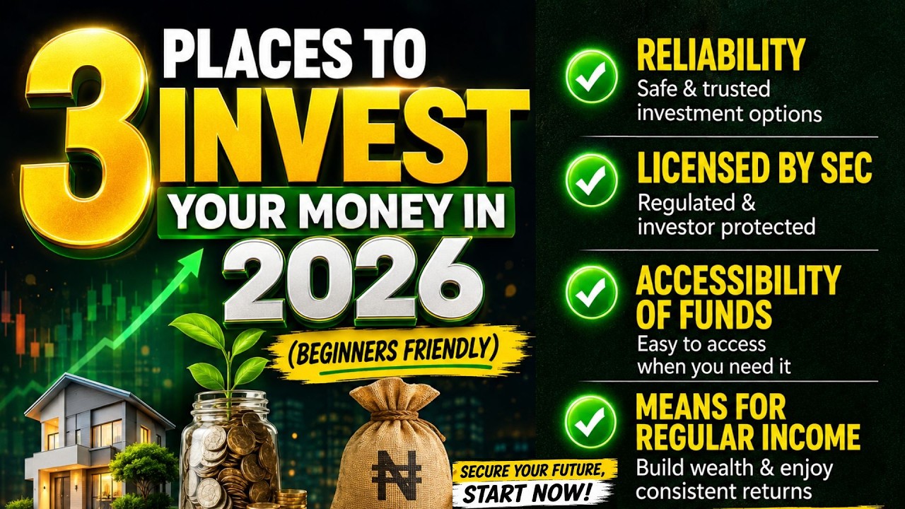 3 Places to Invest your Money in 2026 | Beginners Friendly - YouTube