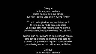 ARCE - DILE (LETRA)