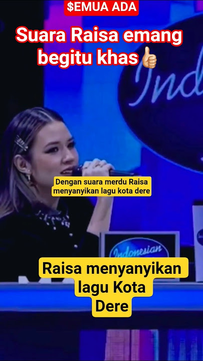 dengan suara merdunya raisa menyanyikan lagu dere#fyp.#kota #jangkauanluas #foryou #shorts #foyou