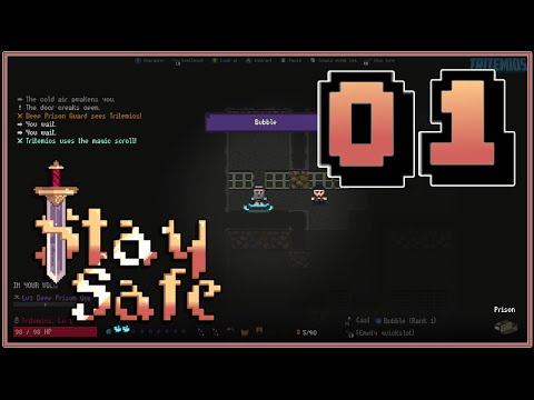 Stay Safe: Labyrinth of the Mad #1 - From the Prison to Floor B29 - Mage Class - (No Commentary)