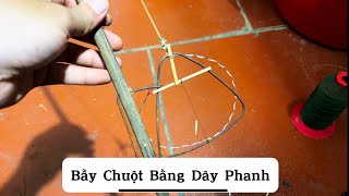 Cách Làm Bẫy Chuột Bằng Dây Phanh Xe Đạp
