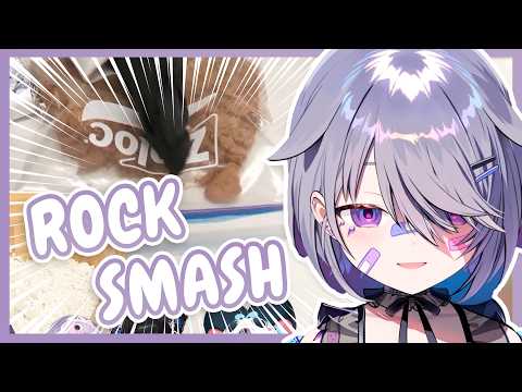 Biboo nos demuestra el poder en sus manos para aplastar (Pebbles)【Hololive Sub Español】-【Hololive】