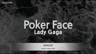 Lady gaga-poker face (mr/instrumental) [zzang karaoke]