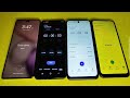 Alarm Clock At the Same time Samsung A02 vs Honor X9c vs Huawei 9 prime vs Realme C55