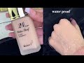 24 Hours water proof 💦 Liquid Foundation