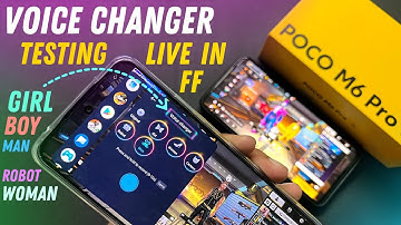 Poco m6 Pro 5G ‘Voice changer’ test live in free fire 🔥 Very accurate changes😍