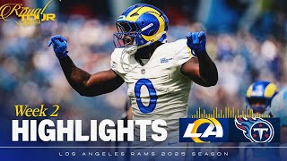 Rams Top Plays vs. Titans: Davante Adams' First Rams TD, Byron Young's Forced Fumble & More