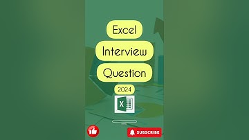 Excel interview question for data analyst in 2024 #excel #data #microsoftoffice #excelyourself