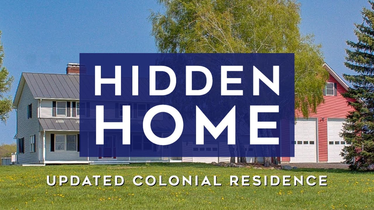 Hidden Home: Attractive Updated Colonial Residence