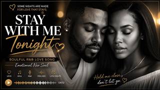 Stay with Me Tonight | Soulful R&B Love Song | Emotional Neo Soul #music