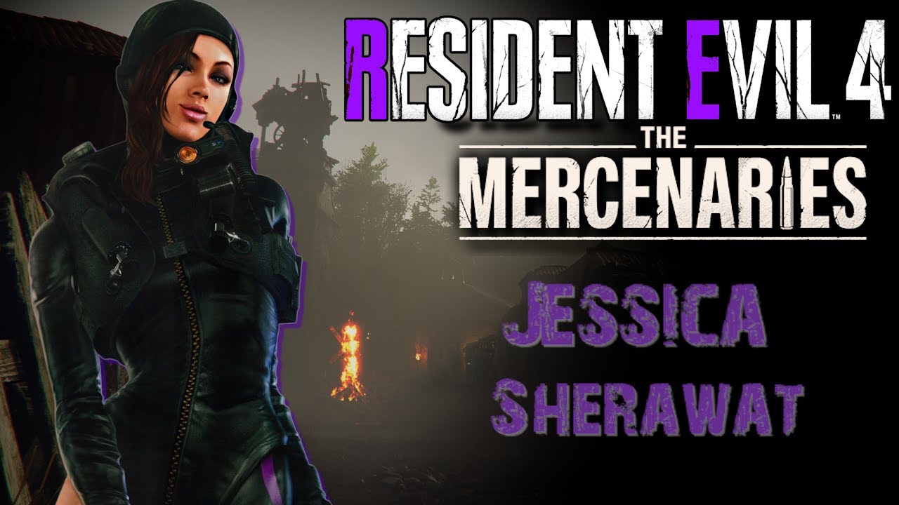 Resident Evil 4 Remake Jessica Sherawat  S++ Mercenaries (Island)