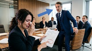 Unter Tränen unterschreibt sie die Scheidung – doch dann erhebt sich der Milliardär