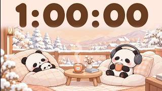 60 minute timer 🐼 1 hour study timer for classroom focus