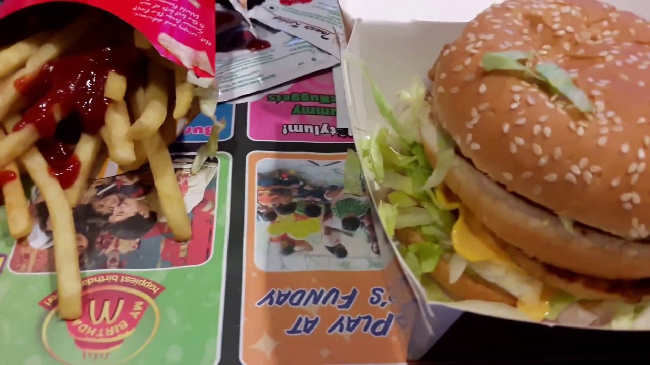 McDonald's Chicken Maharaja Mac (with the changed flamed grilled patties) YouTube