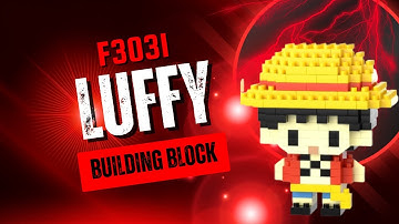 Build Luffy from One Piece! 🏴‍☠️ F3031 Building Block Toy Unboxing