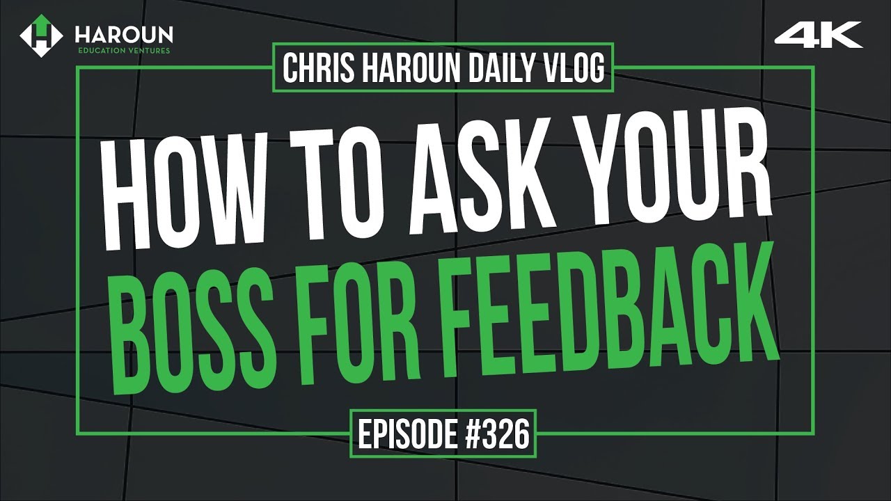 How to Ask Your Boss for Feedback - YouTube