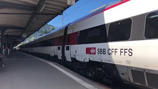 Sbb Leaves Lugano, Switzerland