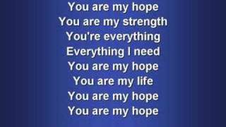 Video thumbnail of "You are My Hope (worship video w/ lyrics)"
