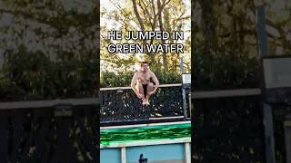 He jumped in AGAIN?? 😭🟢 #wtf #feral