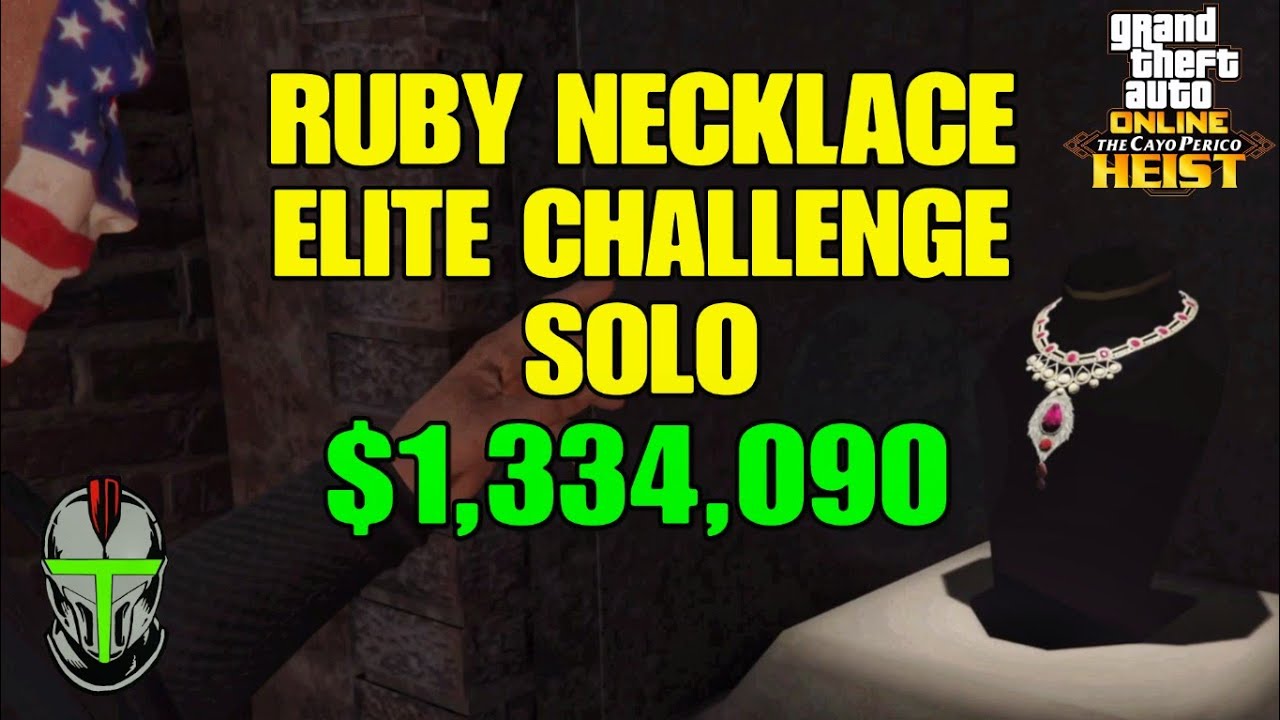 The Cayo Perico Heist-2 Players-Ruby Necklace+Gold-Elite. - YouTube