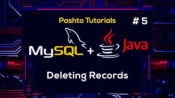 85. Java JDBC - Deleting Records from MySql Table - Pashto