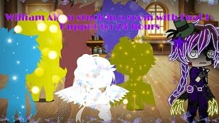 William Afton stuck in a room with Fnaf 1+Puppet for 24 hours||Fnaf||