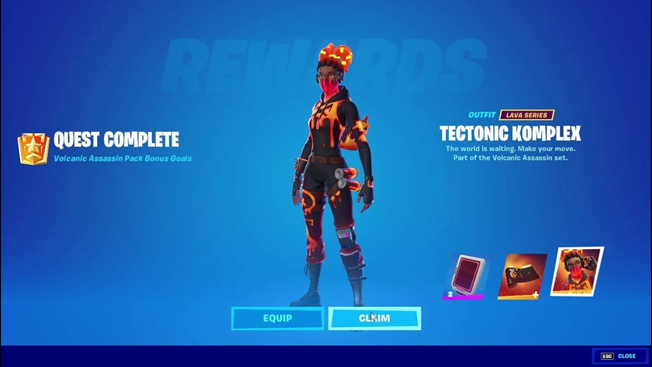 *FREE* Volcanic Assassin Pack Showcase