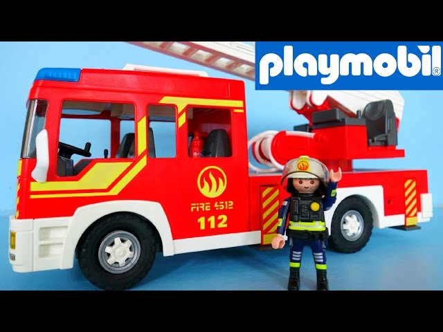 Playmobil Fire Engine with Light and Sound 5362 unboxing | Family Toys  Collector - YouTube