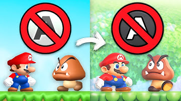 Can we beat a Mario Game WITHOUT Pressing A?