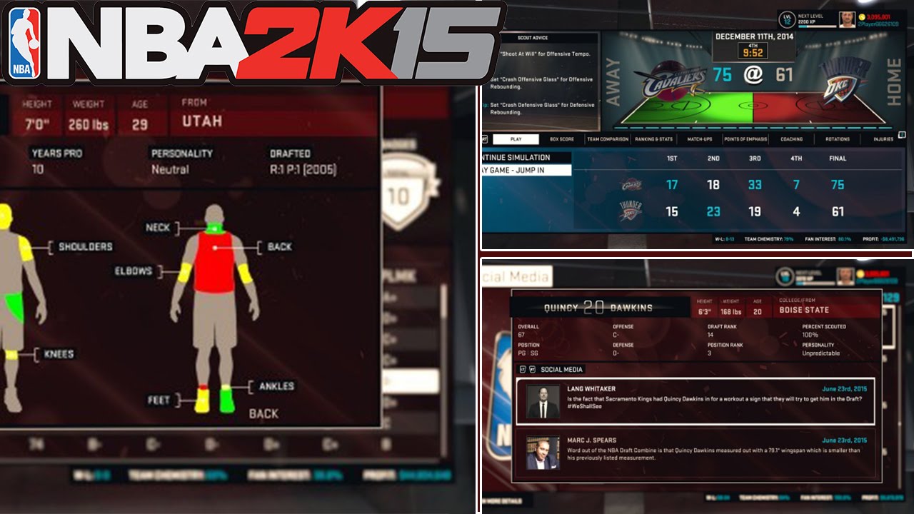 nba 2k14 ps4 my career vc glitch offline NBA 2K15 OFFICIAL RATINGS! MyGM Screenshots! Steph Curry, James Harden, Anthony Davis!