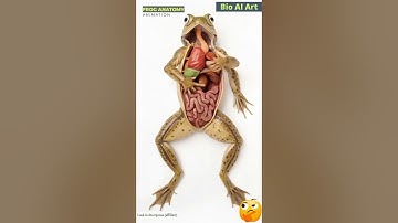 Frog Anatomy Animation | Bio AI Art | 28