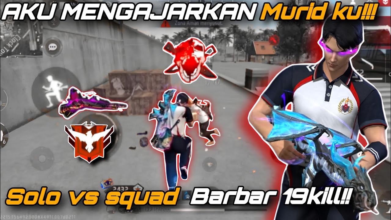 SOLO VS SQUAD PAKAI BUNDLE PENJAS 19kill-FREE FIRE INDONESIA - YouTube