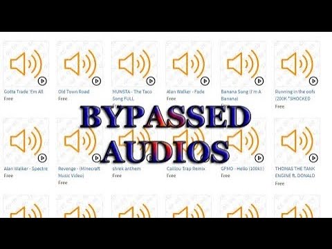 Bypassed Roblox Audios 25 2020 Youtube - caillou code roblox youtube