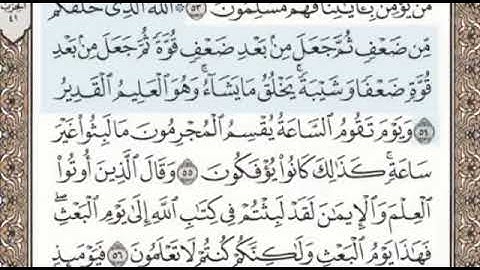سورة الروم الصفحة 410 الشيخ محمد صديق المنشاوي